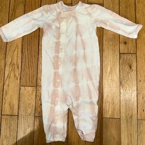 Baby Girl’s Pehr long sleeve onesie tie dye